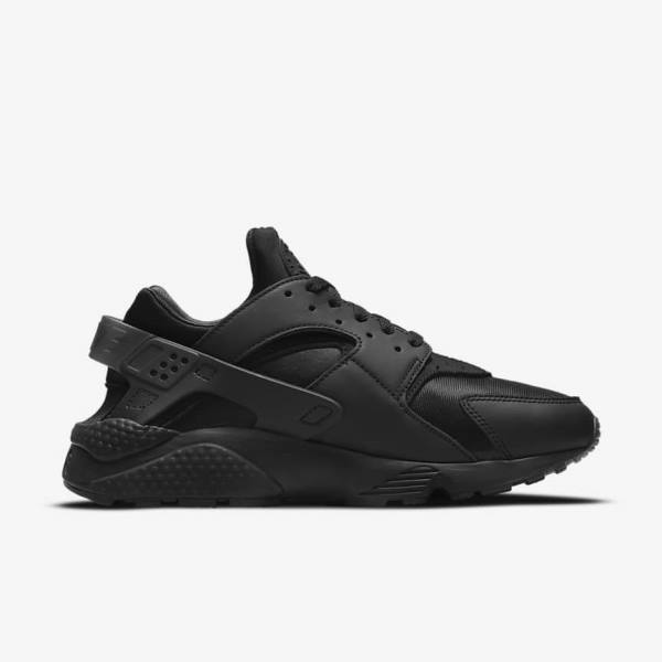 Men's Nike Air Huarache Sneakers Black / Dark Grey | NK617DNU