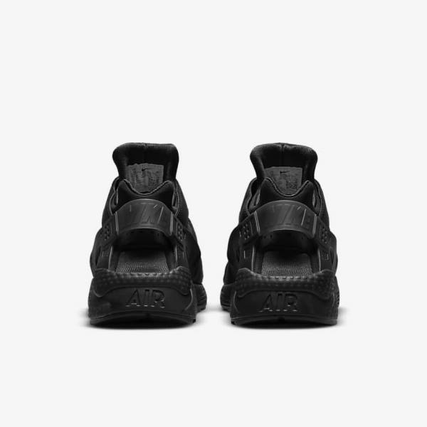 Men's Nike Air Huarache Sneakers Black / Dark Grey | NK617DNU