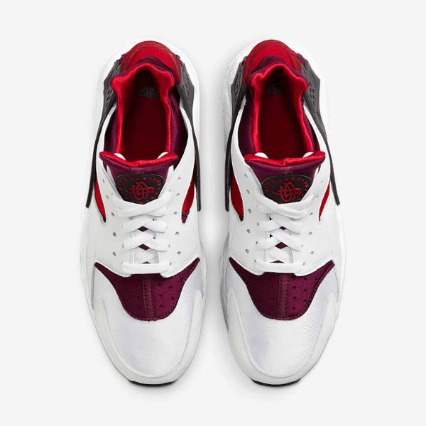 Men's Nike Air Huarache Sneakers White / Red / Black / Red | NK146SRT