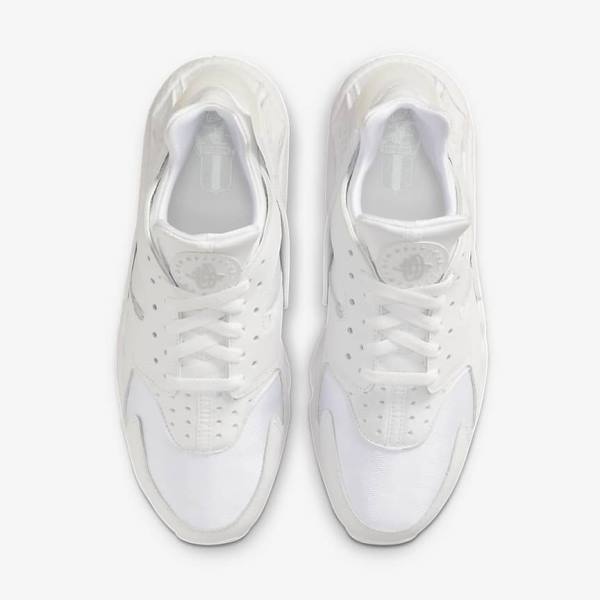 Men's Nike Air Huarache Sneakers White / Platinum | NK473UON