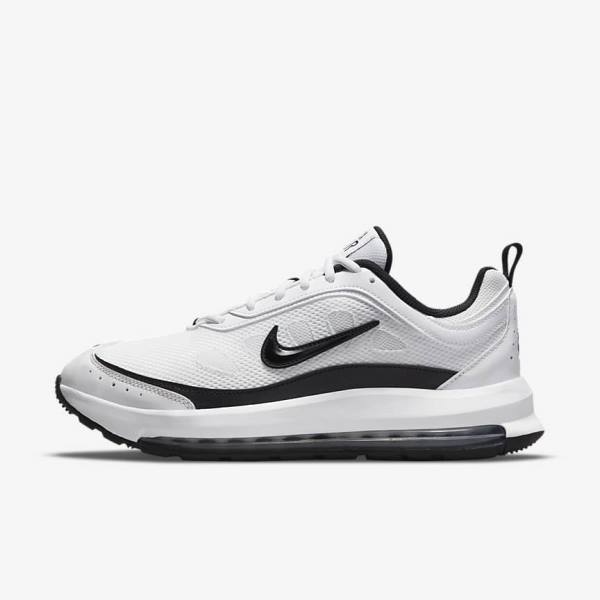 Men\'s Nike Air Max AP Sneakers White / Light Red / Black | NK437SLK