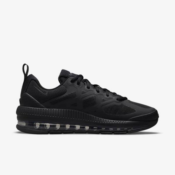 Men's Nike Air Max Genome Sneakers Black / Dark Grey | NK857SVF