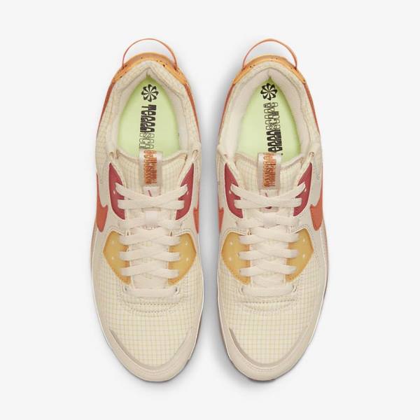 Men's Nike Air Max Terrascape 90 Sneakers White / Orange / Pink / Yellow | NK132WLG