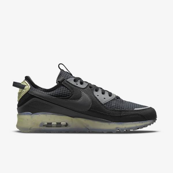 Men's Nike Air Max Terrascape 90 Sneakers Black / Light Green / Dark Grey | NK159UON