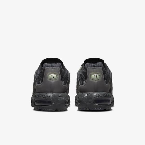 Men's Nike Air Max Terrascape Plus Sneakers Black / Dark Grey / Light Green | NK935XNK