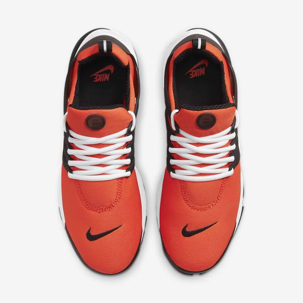 Men's Nike Air Presto Sneakers Orange / White / Black | NK832RSN