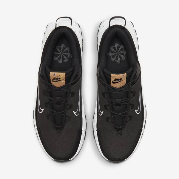 Men's Nike Crater Remixa Sneakers Black / Dark Grey / White | NK460SNC