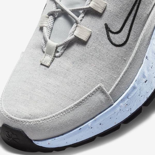 Men's Nike Crater Remixa Sneakers Grey / Blue / Light Beige / Black | NK341JZO