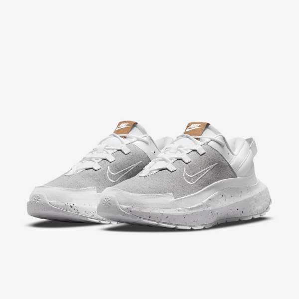 Men's Nike Crater Remixa Sneakers White | NK304SXR