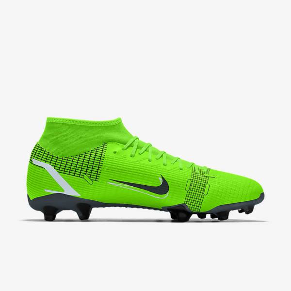 Men's Nike Mercurial Superfly 8 Academy By You Custom Football Shoes Multicolor | NK230TPE