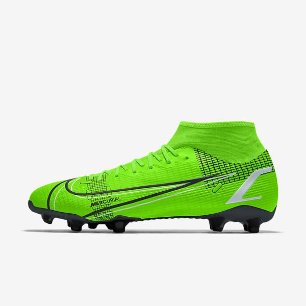 Men\'s Nike Mercurial Superfly 8 Academy By You Custom Football Shoes Multicolor | NK230TPE