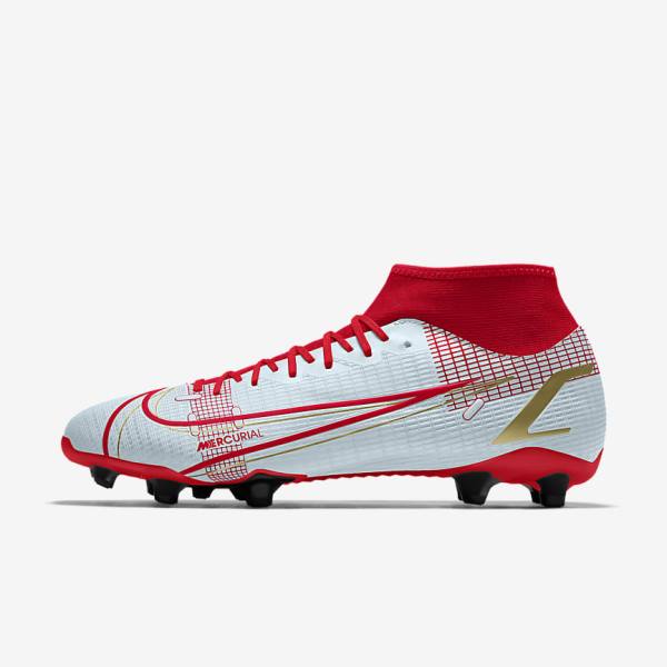 Men\'s Nike Mercurial Superfly 8 Academy By You Custom Football Shoes Multicolor | NK236WOQ