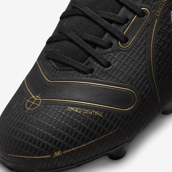 Men's Nike Mercurial Superfly 8 Academy MG Multi-Grounds Football Shoes Black / Metal Silver / Grey / Metal Gold | NK591FYP