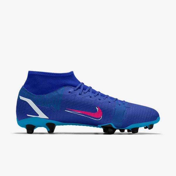 Men's Nike Mercurial Superfly 8 Academy By You Custom Football Shoes Multicolor | NK859TEY