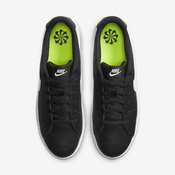 Men's Nike NikeCourt Royale 2 Next Nature Sneakers Black / White | NK293SXH