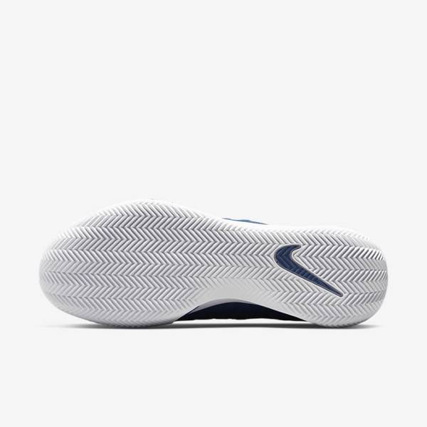 Men's Nike NikeCourt Zoom NXT Clay Court Tennis Shoes Navy / White | NK452MXV