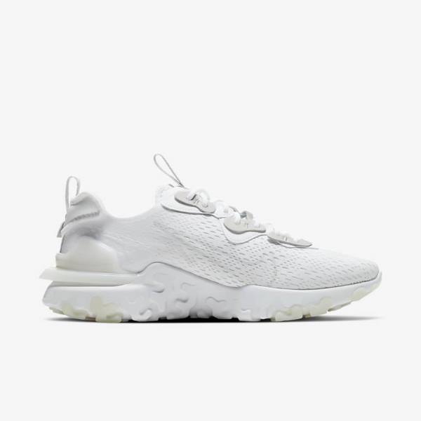 Men's Nike React Vision Sneakers White / Light Grey / Light Grey | NK607OXT