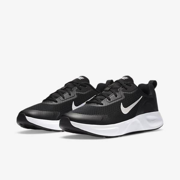 Men's Nike Wearallday Sneakers Black / White | NK205BLT