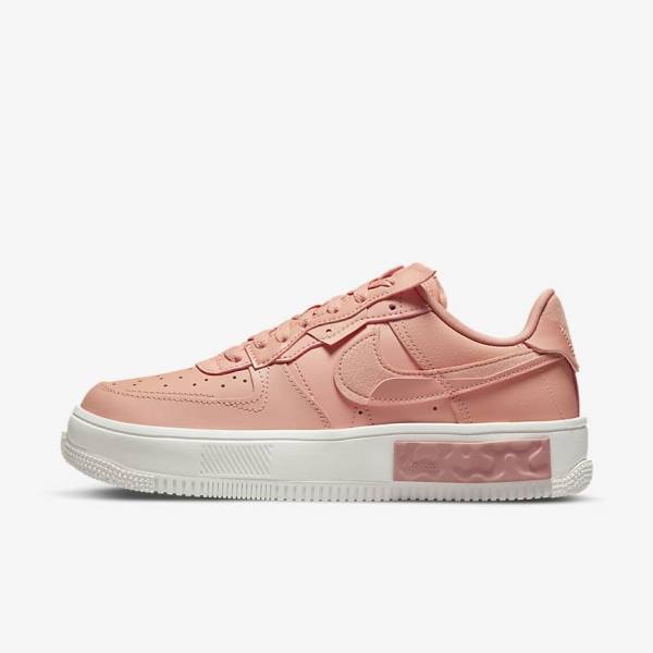 Women\'s Nike Air Force 1 Fontanka Sneakers White / Red Pink / Light | NK914HZV