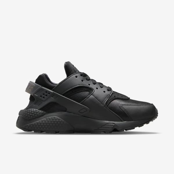 Women's Nike Air Huarache Sneakers Black / Dark Grey | NK953TAK