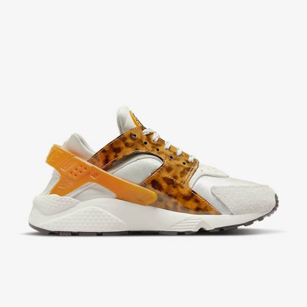 Women's Nike Air Huarache Sneakers Brown / Light Beige / Yellow | NK589EYM