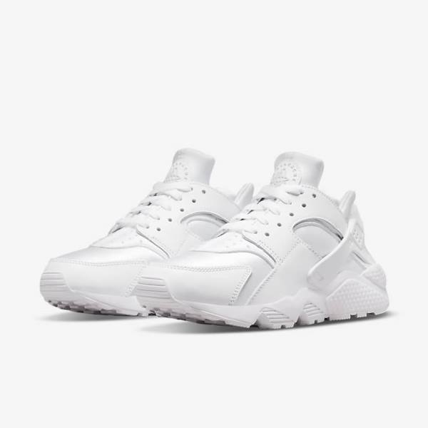 Women's Nike Air Huarache Sneakers White / Platinum | NK153QXY