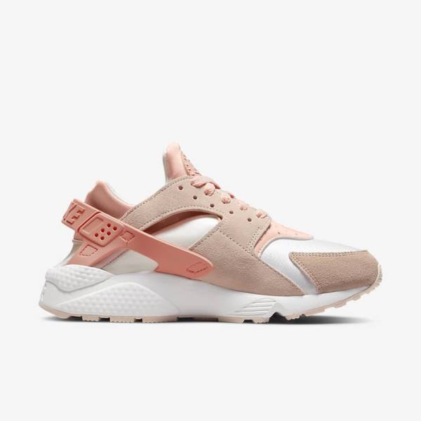 Women's Nike Air Huarache Sneakers White / Khaki Grey / Light | NK372YGM