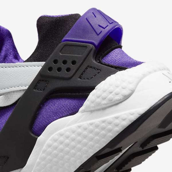 Women's Nike Air Huarache Sneakers White / Purple / Black | NK890EGA