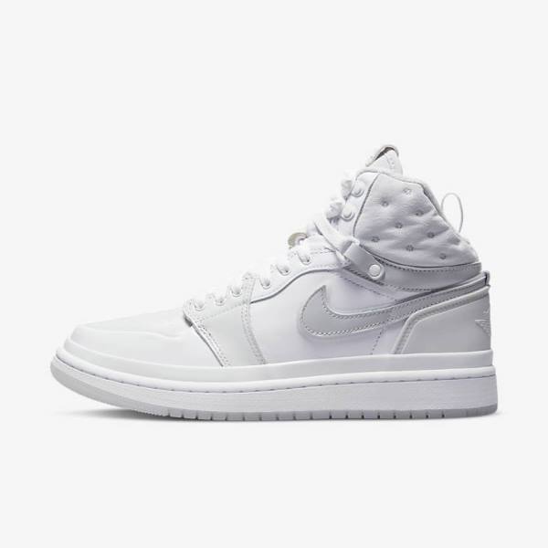 Women\'s Nike Air Jordan 1 Acclimate Sneakers White / Grey | NK609TSH