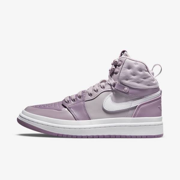 Women\'s Nike Air Jordan 1 Acclimate Sneakers Purple / Grey / White | NK945CLE