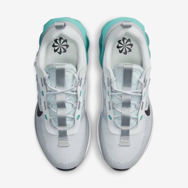 Women's Nike Air Max 2021 Sneakers Platinum / Turquoise / Grey / Black | NK864XSZ