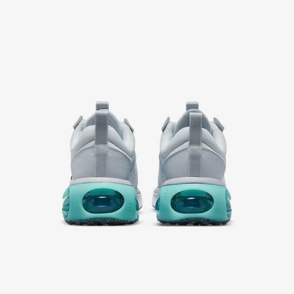 Women's Nike Air Max 2021 Sneakers Platinum / Turquoise / Grey / Black | NK864XSZ