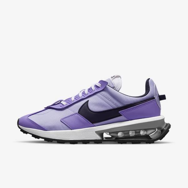 Women\'s Nike Air Max Pre-Day Sneakers Purple / Metal Silver / Black | NK603FMA