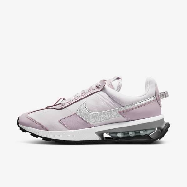 Women\'s Nike Air Max Pre-Day Sneakers Purple / White / Grey | NK805CLY