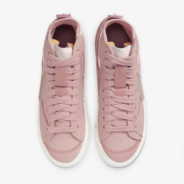 Women's Nike Blazer Mid 77 Jumbo Sneakers Pink / Rose | NK021VND