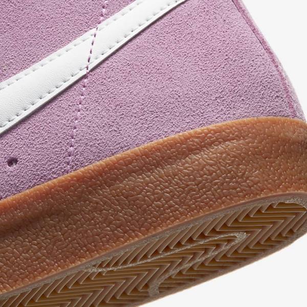 Women's Nike Blazer Mid 77 Sneakers Pink / Brown / Orange / White | NK603EBK