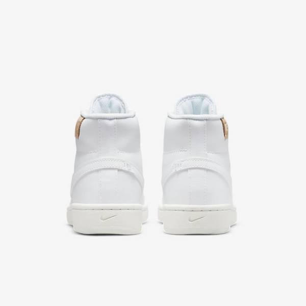 Women's Nike Court Royale 2 Mid Sneakers White | NK792GPM