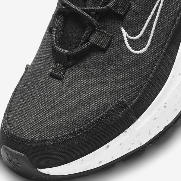 Women's Nike Crater Remixa Sneakers Black / Dark Grey / White | NK146UWM