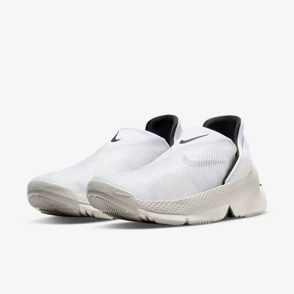 Women's Nike Go FlyEase Sneakers White / Black | NK937QKL