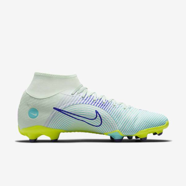 Women's Nike Mercurial Dream Speed Superfly 8 Academy MG Multi-Grounds Football Shoes Green / Purple / Green | NK462PDH