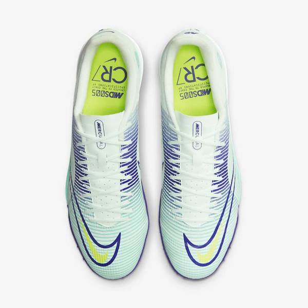 Women's Nike Mercurial Dream Speed Vapor 14 Academy TF Turf Football Shoes Green / Purple / Green | NK972OAR