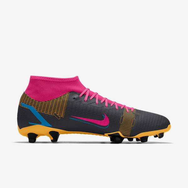 Women's Nike Mercurial Superfly 8 Academy By You Custom Football Shoes Multicolor | NK246VLS