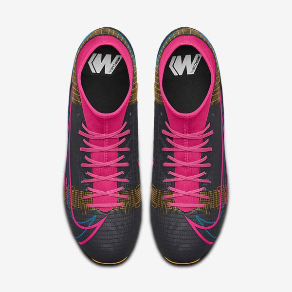 Women's Nike Mercurial Superfly 8 Academy By You Custom Football Shoes Multicolor | NK246VLS