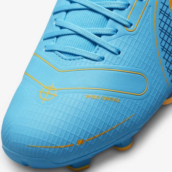 Women's Nike Mercurial Superfly 8 Academy MG Multi-Grounds Football Shoes Blue / Orange | NK324GHI