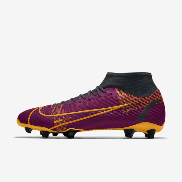 Women\'s Nike Mercurial Superfly 8 Academy By You Custom Football Shoes Multicolor | NK395SVX