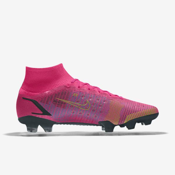 Women's Nike Mercurial Superfly 8 Elite By You Custom Football Shoes Multicolor | NK726BUE