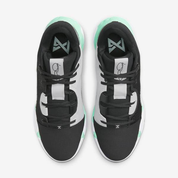 Women's Nike PG 6 Basketball Shoes Black / White / Mint | NK298ZTA