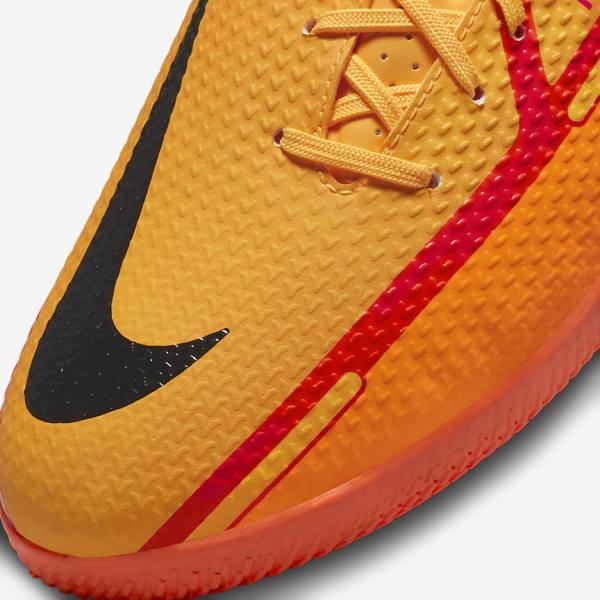 Women's Nike Phantom GT2 Academy IC Indoor-Court Football Shoes Orange / Light Red / Black | NK695CPV