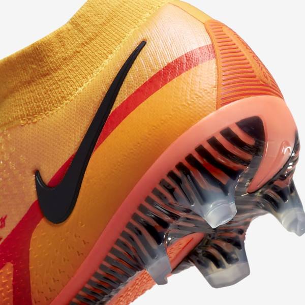 Women's Nike Phantom GT2 Dynamic Fit Elite FG Firm-Ground Football Shoes Orange / Light Red / Black | NK036NOZ