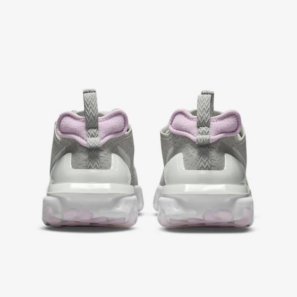 Women's Nike React Vision Sneakers Light Beige / White / Pink | NK041VDT